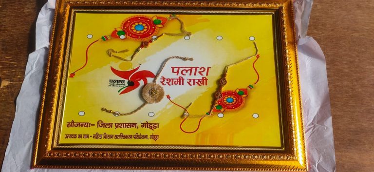 Resham Rakhis made by rural women from Jharkhand are a hit