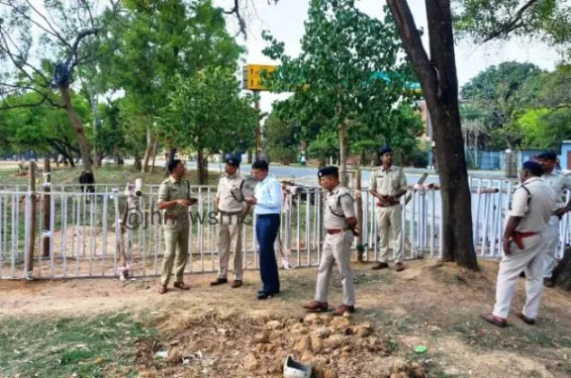 घेराव के मद्देनजर शहर की सुरक्षा व्यवस्था को चाक-चौबंद